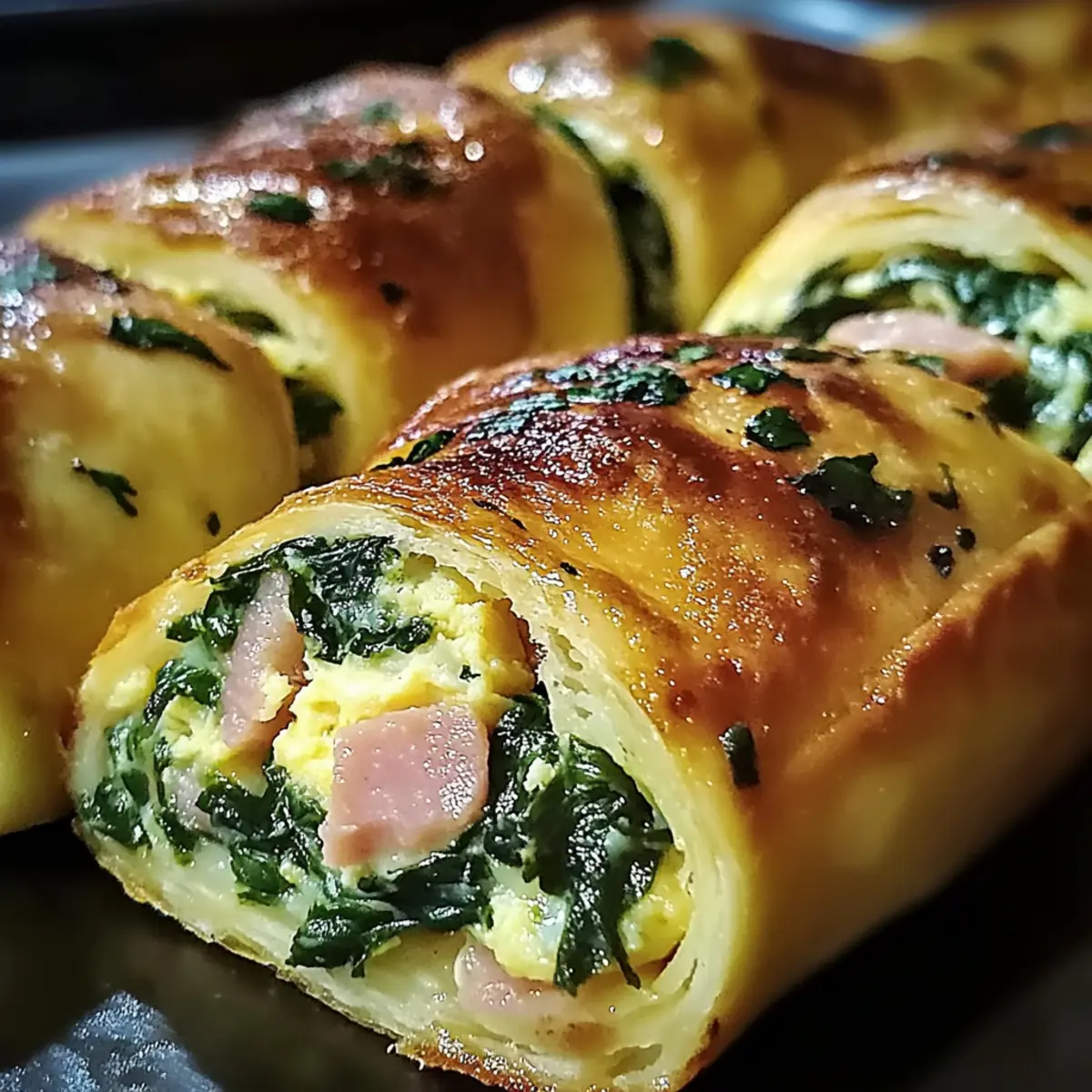Spinach Ham Breakfast Rolls: A Cozy Weekend Delight