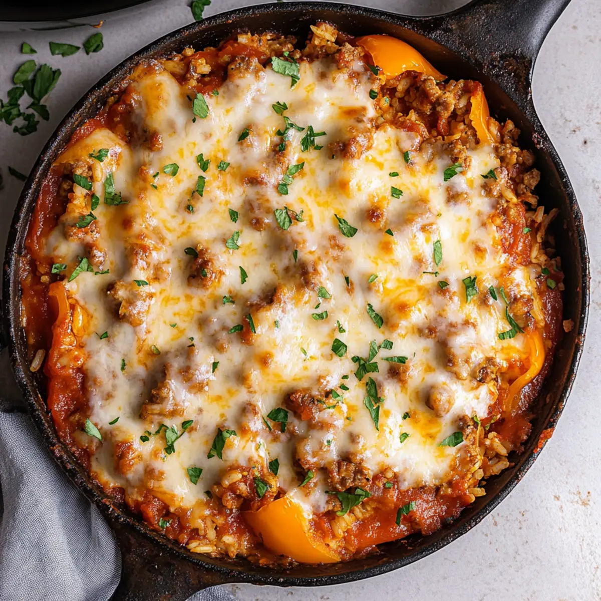 Deconstructed Stuffed Peppers: A Quick Skillet Delight