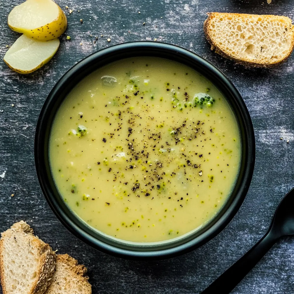 Creamy Vegan Potato Broccoli Soup for Cozy Nights