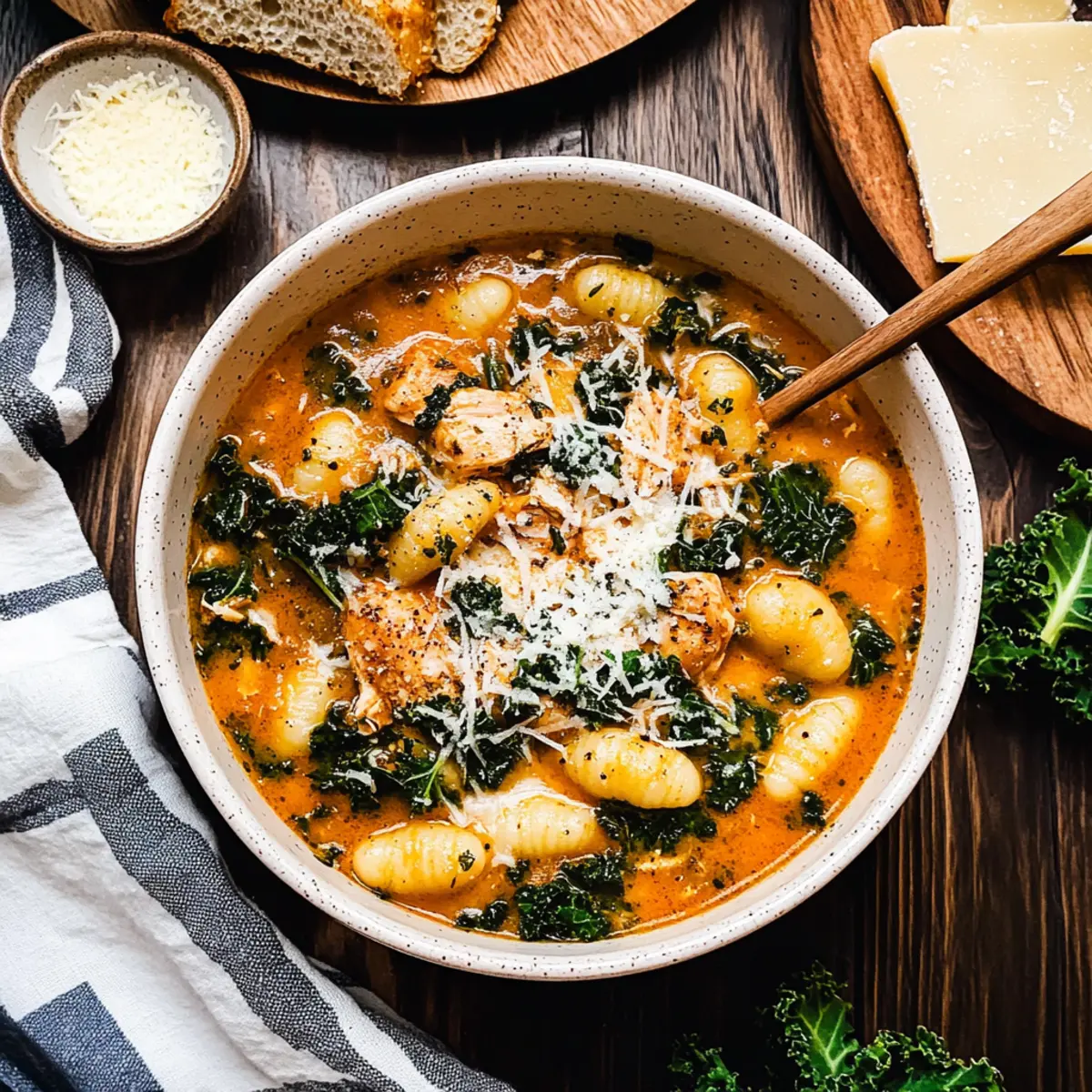 Creamy Chicken Gnocchi Soup: Your Cozy Weeknight Delight