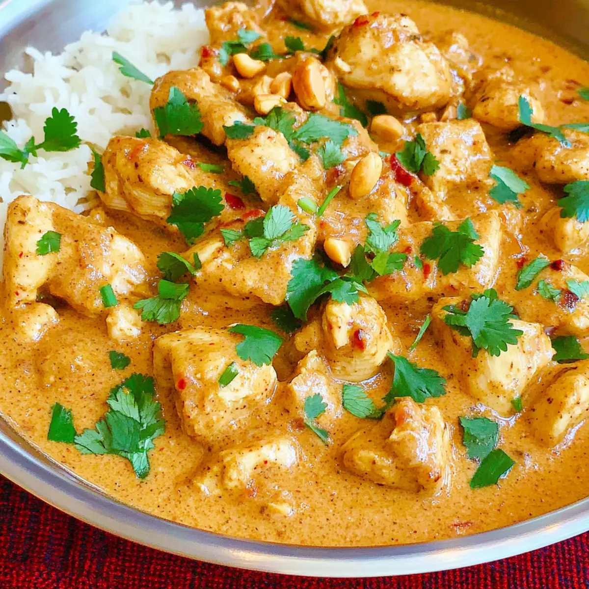Thai Peanut Chicken: Quick Comfort Food in 30 Minutes!