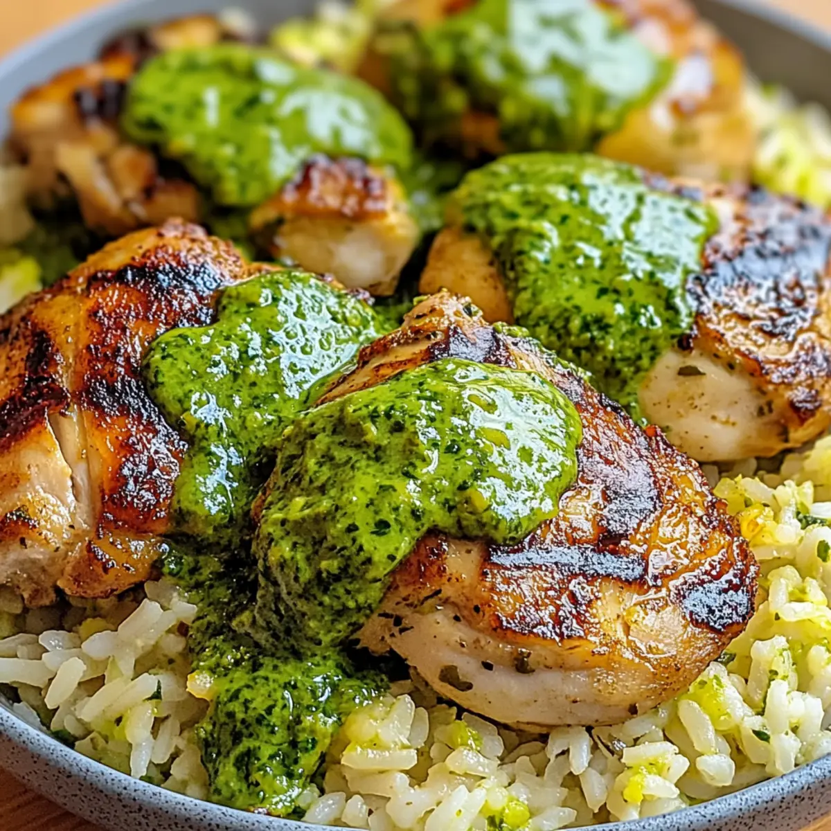 Peruvian Chicken and Rice with Green Sauce Rocks Your Dinner!