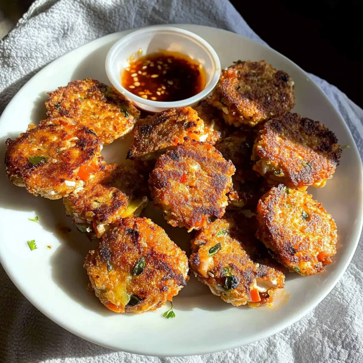Crispy Tofu and Vegetable Patties for a Healthy Snack