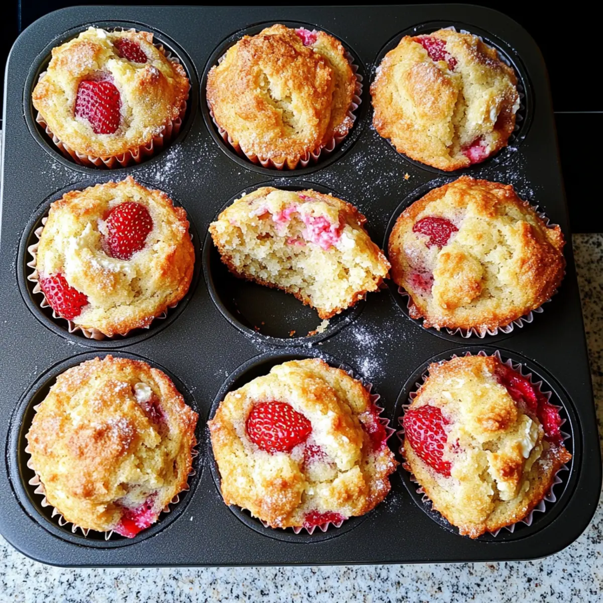 Fluffy Strawberry Ricotta Muffins to Brighten Your Morning