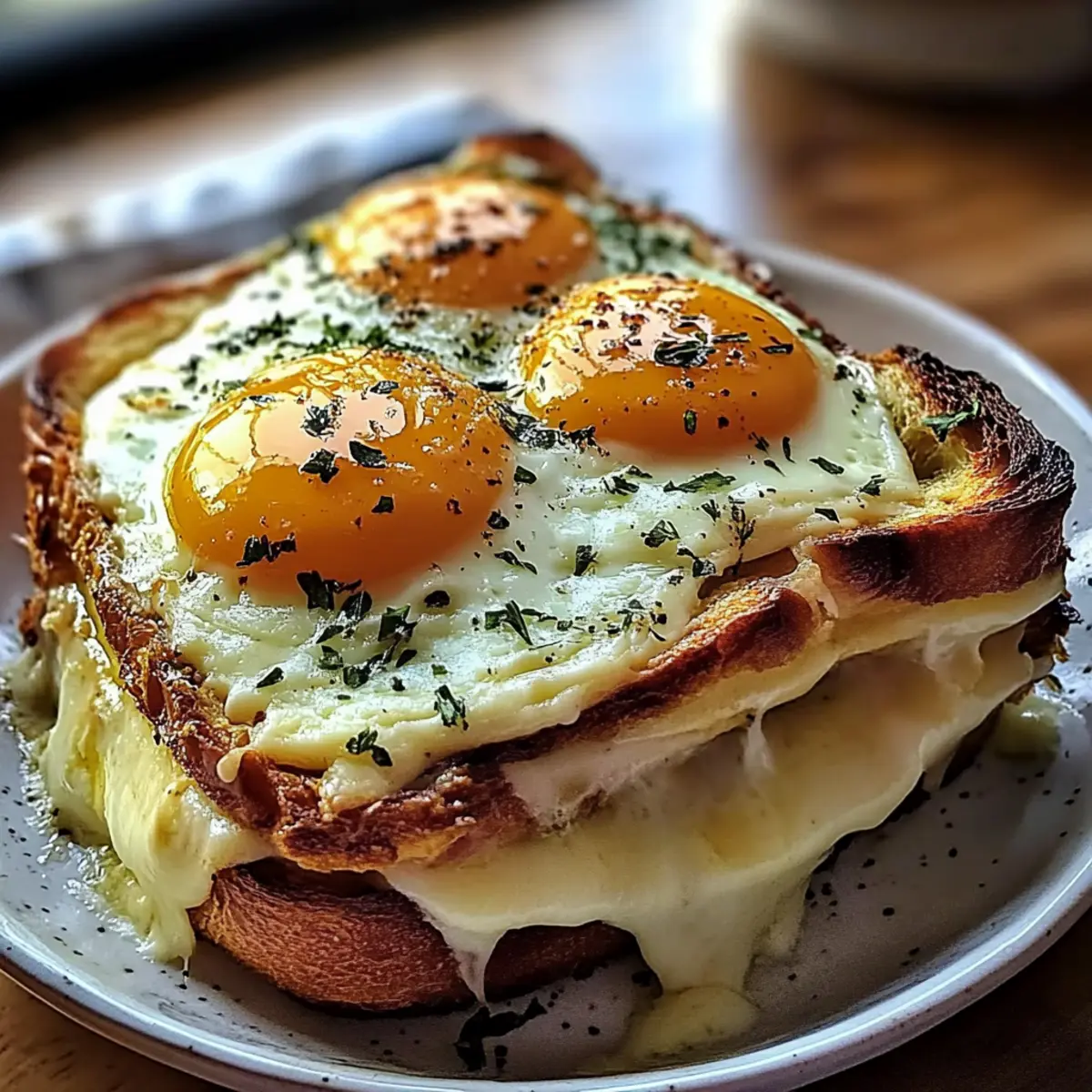 Savory Croque Madame Casserole for a Cozy Brunch Delight