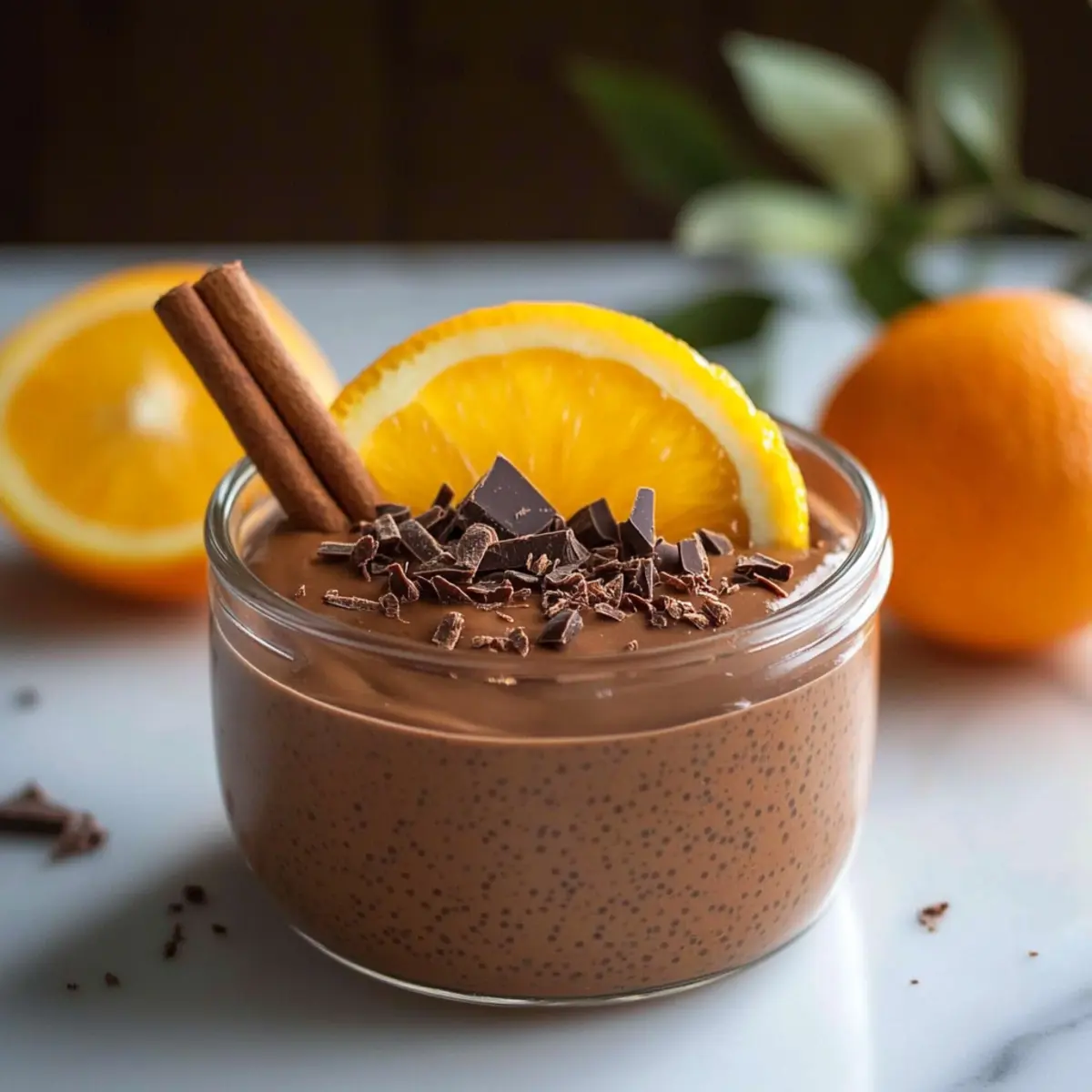 Creamy Chocolate Orange Chia Pudding That's Guilt-Free Goodness