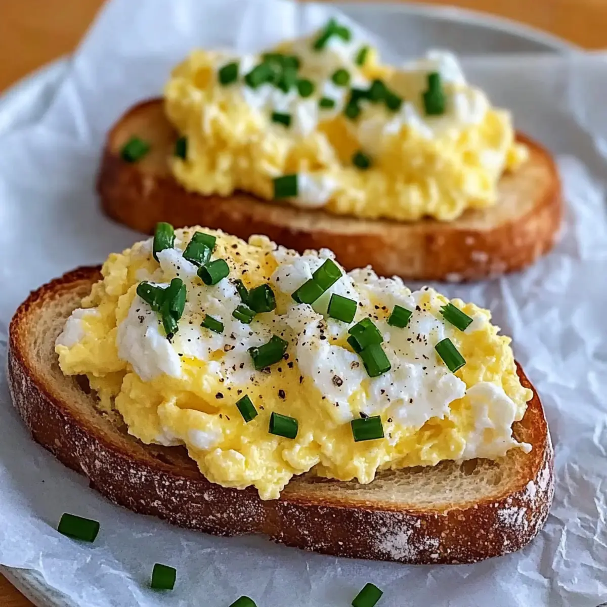 Creamy Egg and Ricotta Toast for Your Perfect Morning Boost