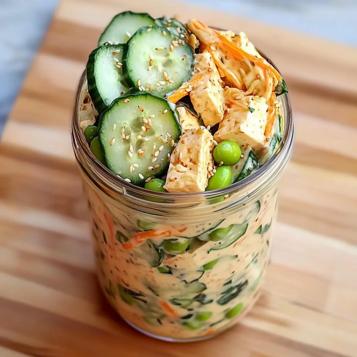 Creamy Asian Cucumber Salad Bowl for Quick Vegan Bliss