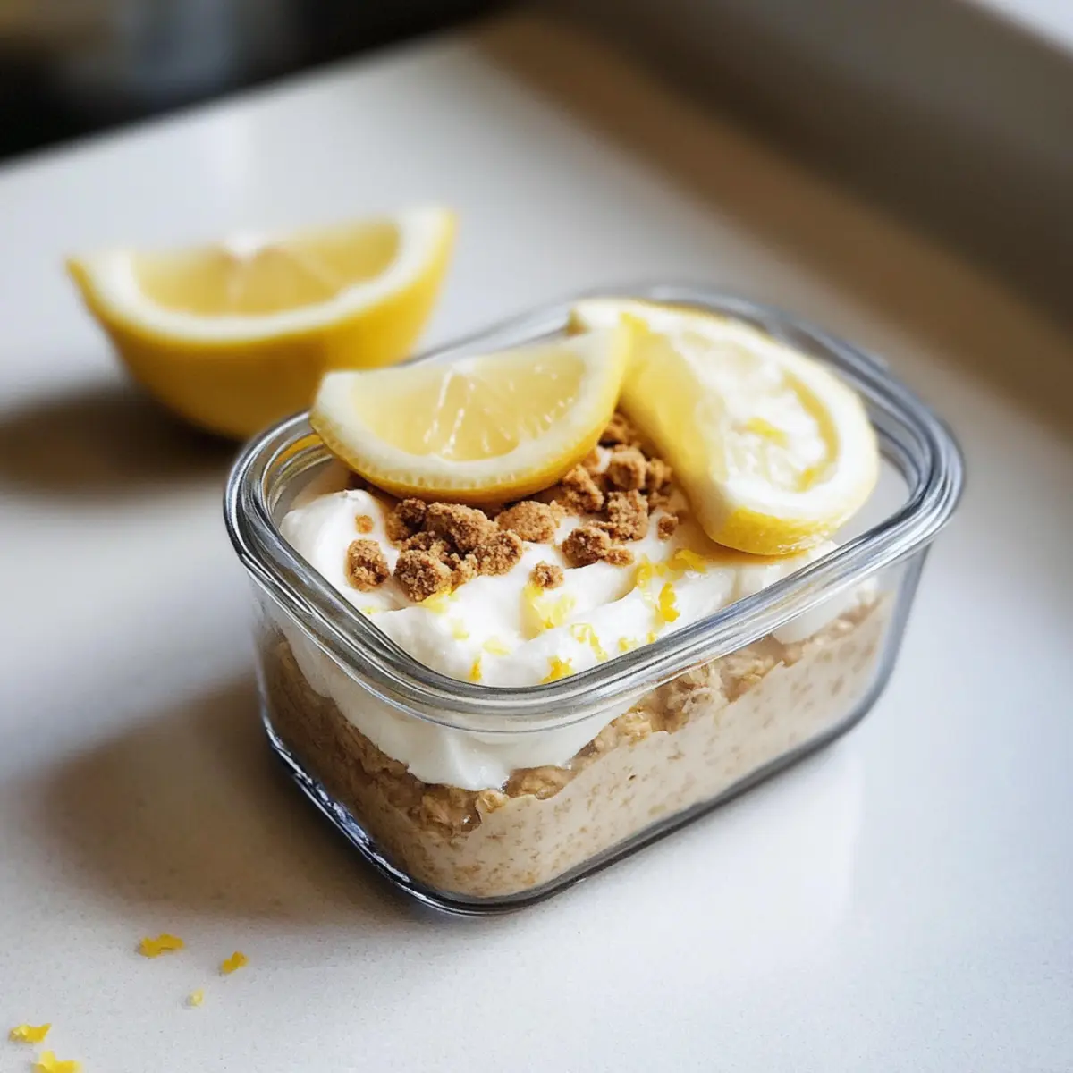 Delicious Lemon Cheesecake Overnight Oats for a Healthy Start