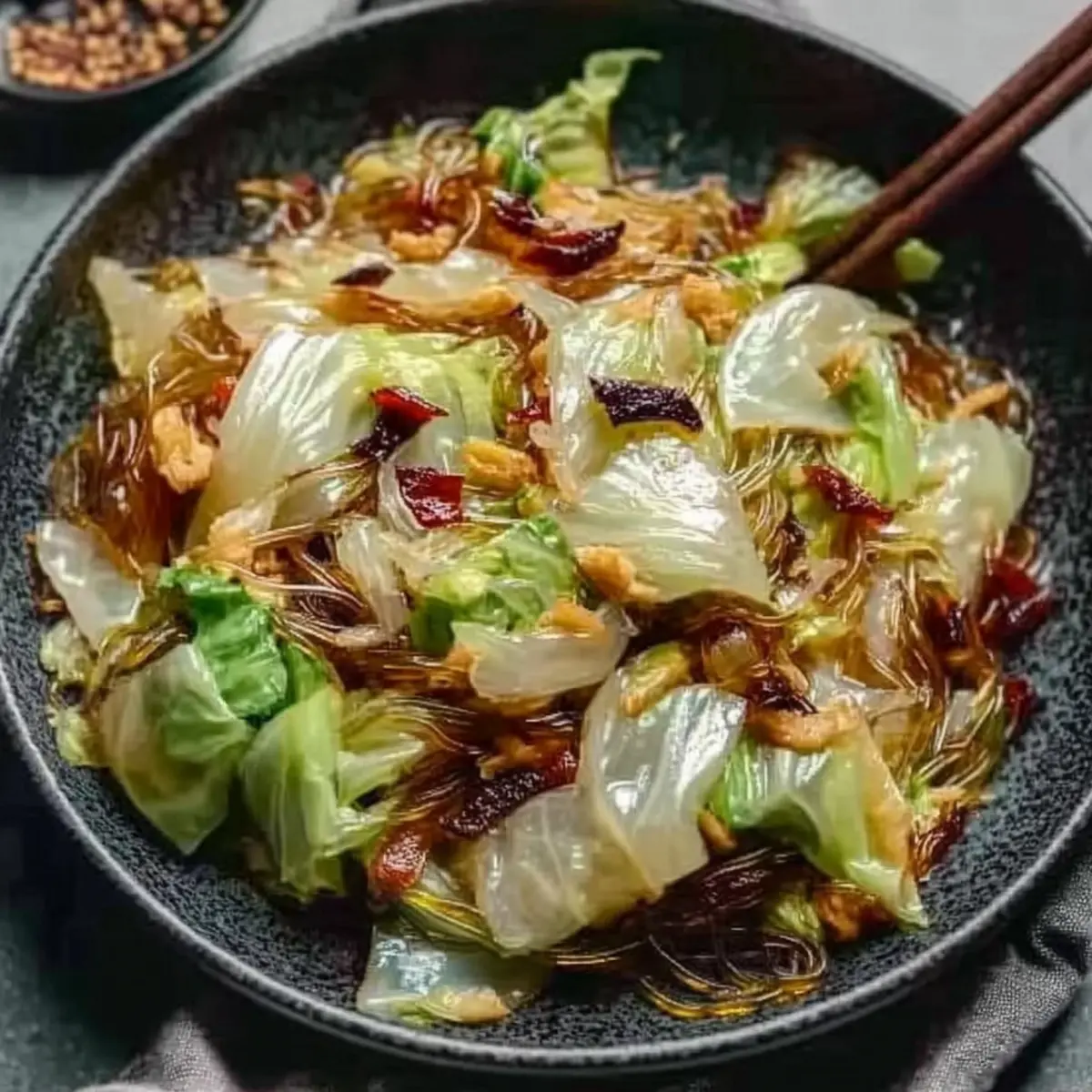 Cabbage Glass Noodles Stir Fry – A Quick, Comforting Delight