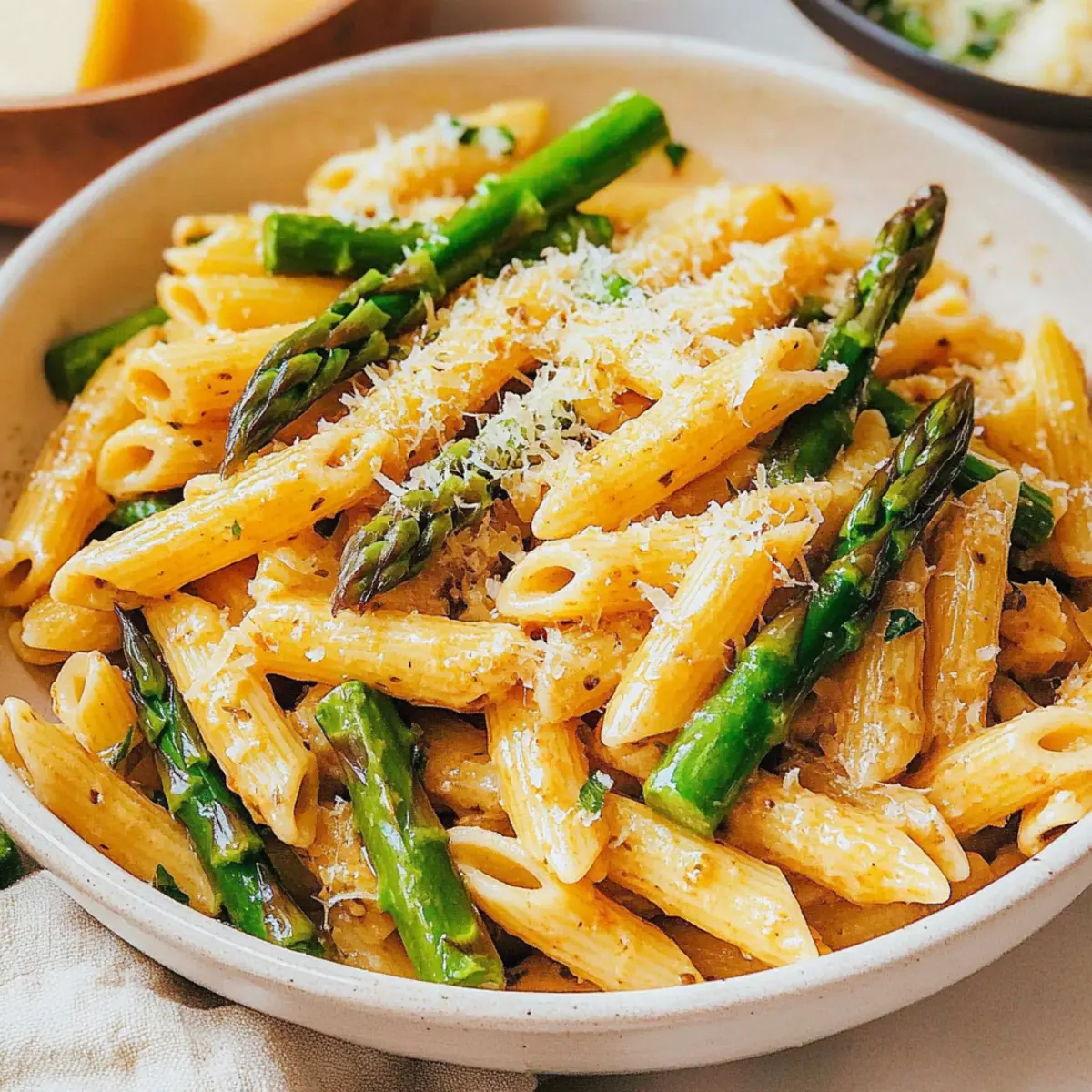 Spicy Pasta with Asparagus in Just 20 Minutes