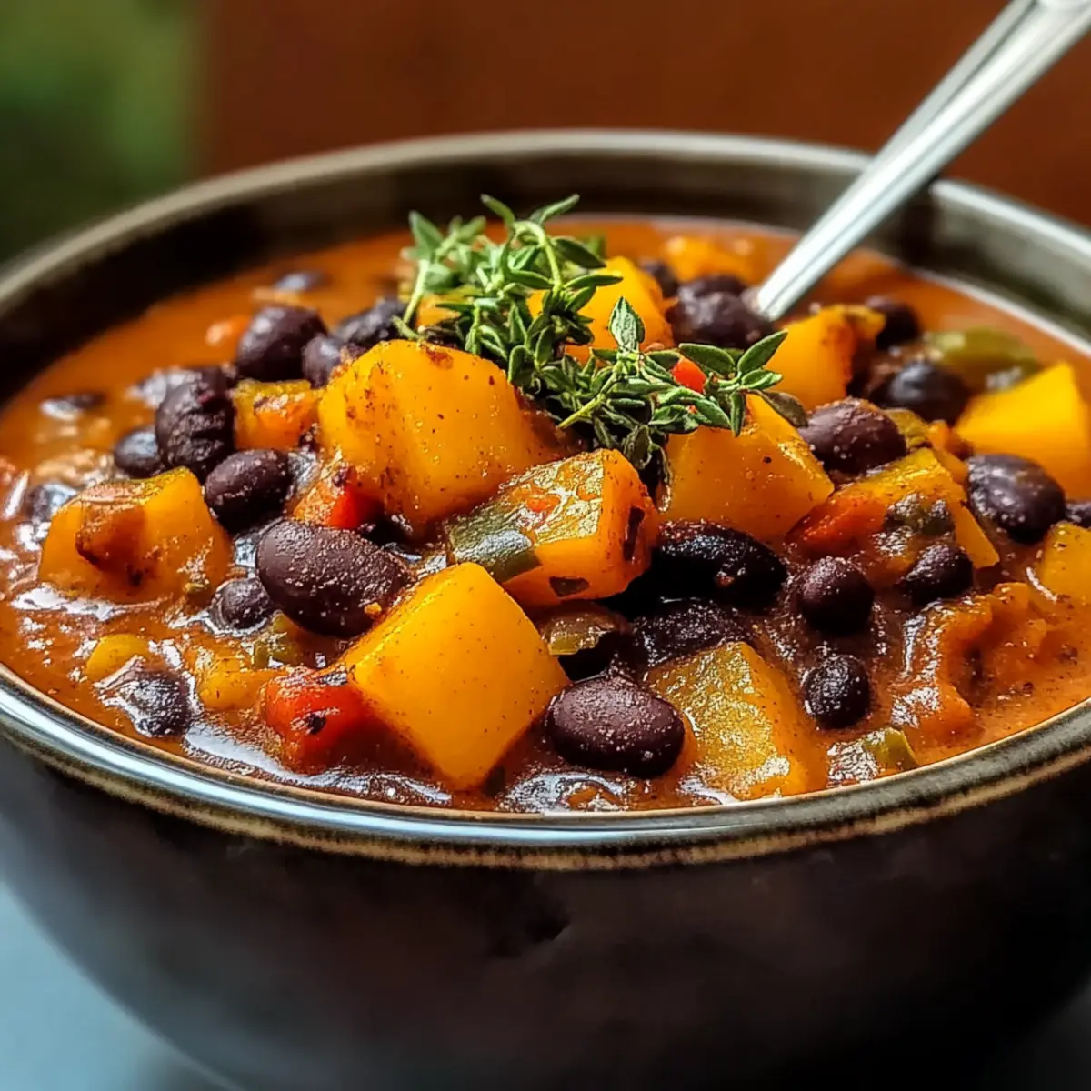 Savor the Comfort of Black Bean & Squash Stew Tonight