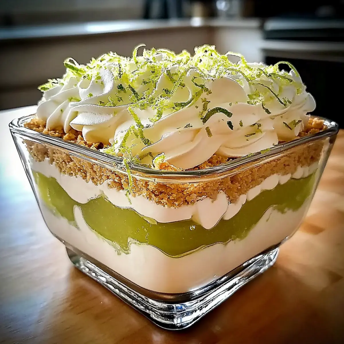 Indulge in 3 Layer Key Lime Pie Trifle - No-Bake & Customizable!