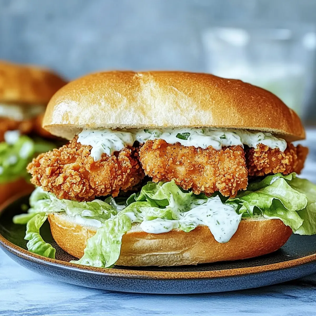 Crispy Chicken Caesar Sandwich That's a Game Changer