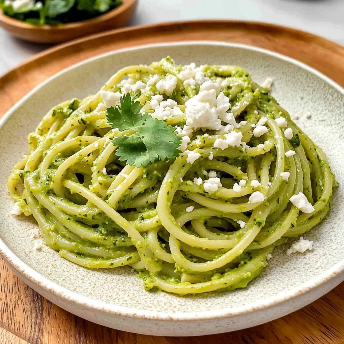 Creamy Mexican Green Spaghetti That's Easy and Delicious