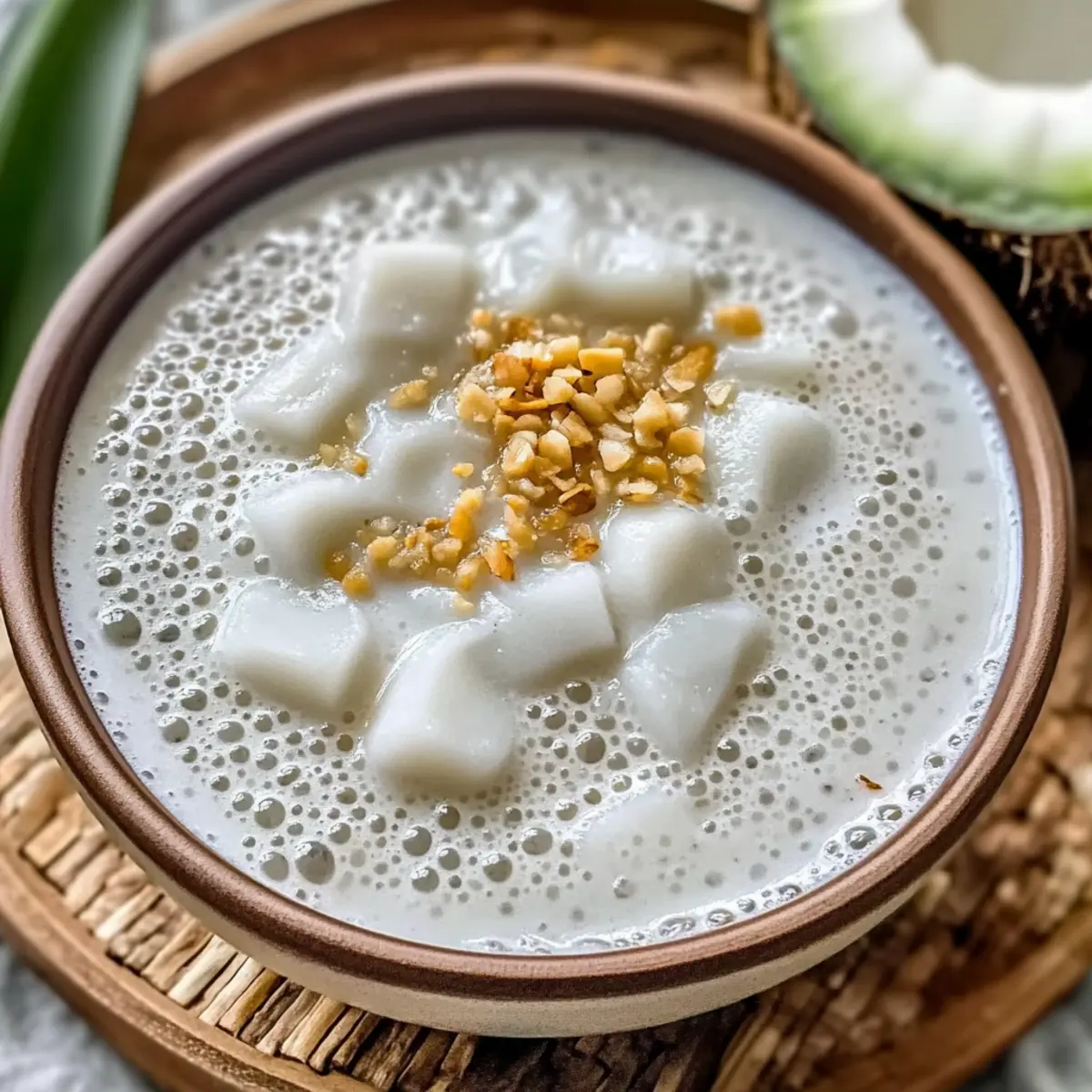 Decadent Thai Coconut Sago Pudding for a Refreshing Delight