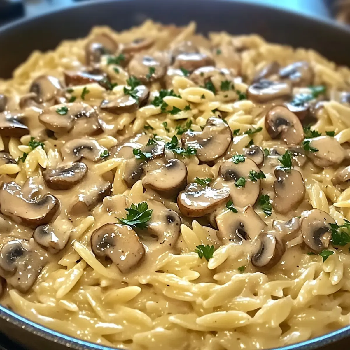 One-Pot Creamy Mushroom Orzo: Quick Comfort for Any Night