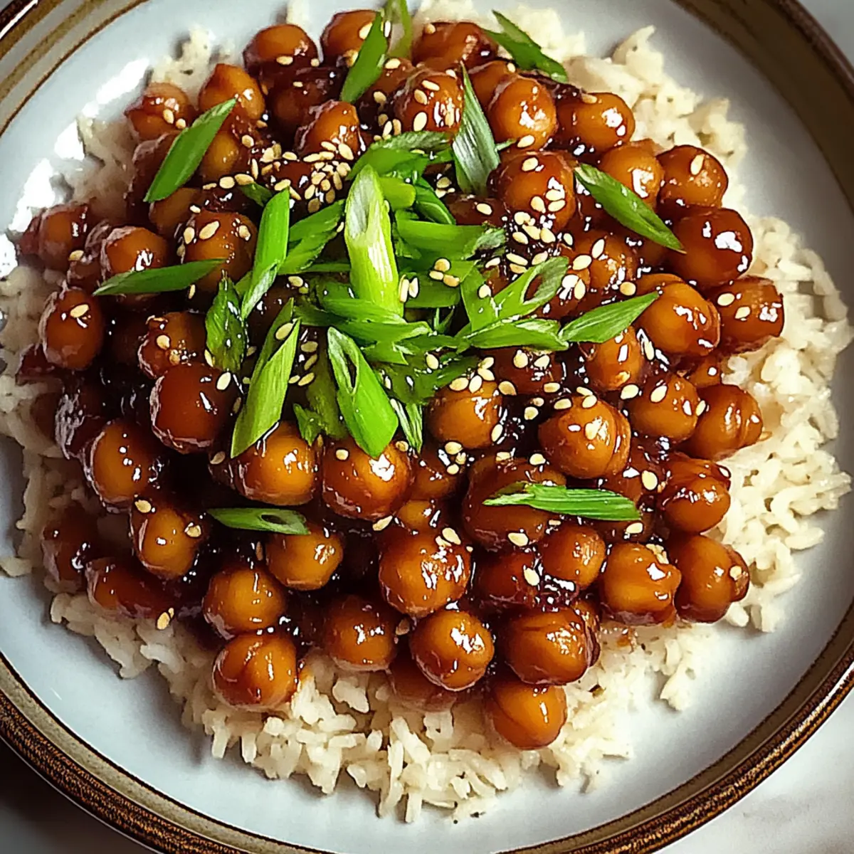 Vegan Sticky Sesame Chickpeas for a Flavor-Packed Dinner