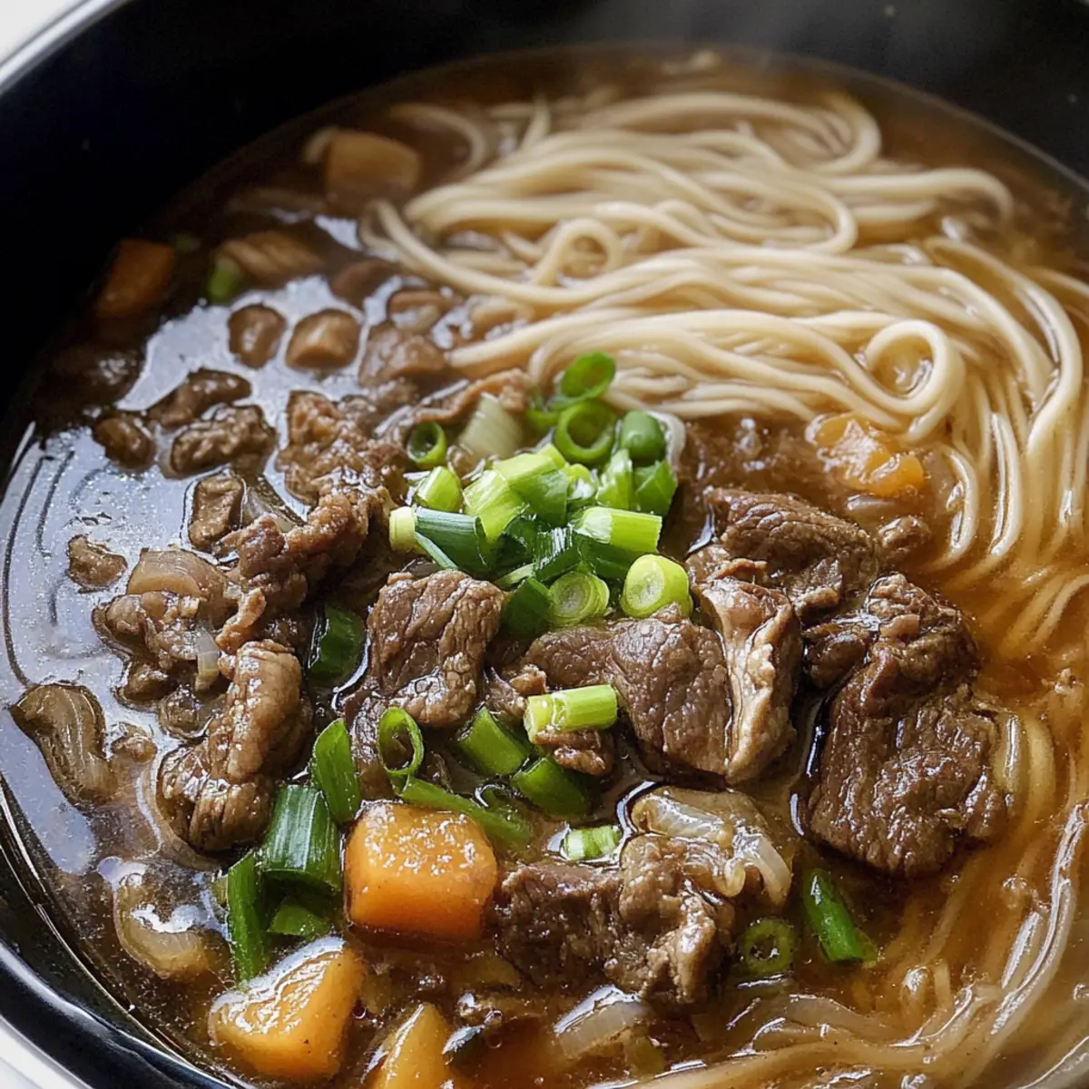 Quick and Comforting Korean Beef Bulgogi Stew Delight
