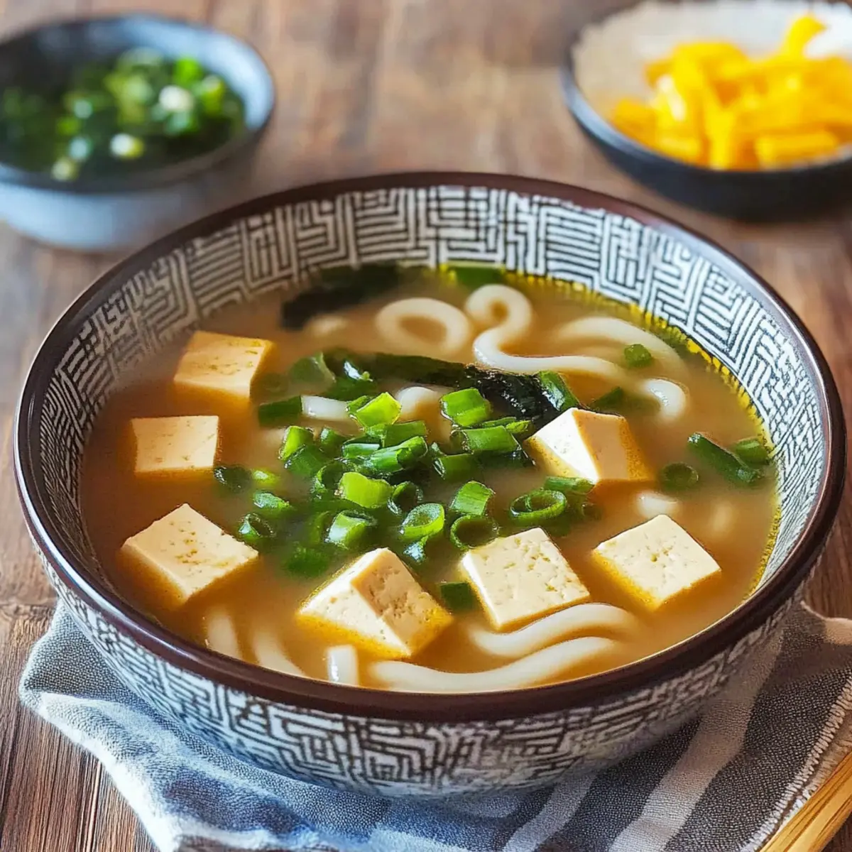 Miso Ginger Soup with Tofu: A Cozy Bowl of Comfort