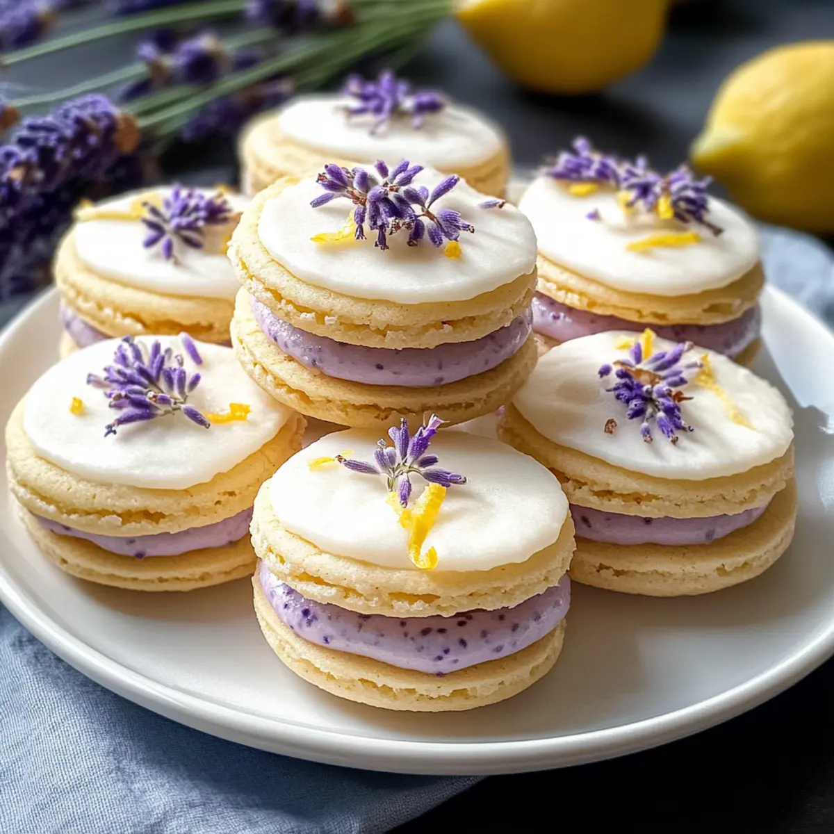 Lemon Lavender Sandwich Cookies That Will Brighten Your Day
