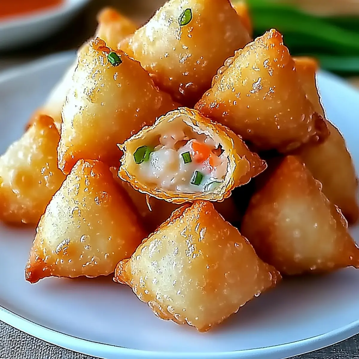 Crispy Crab Rangoon Bombs with Creamy Flavor Explosion