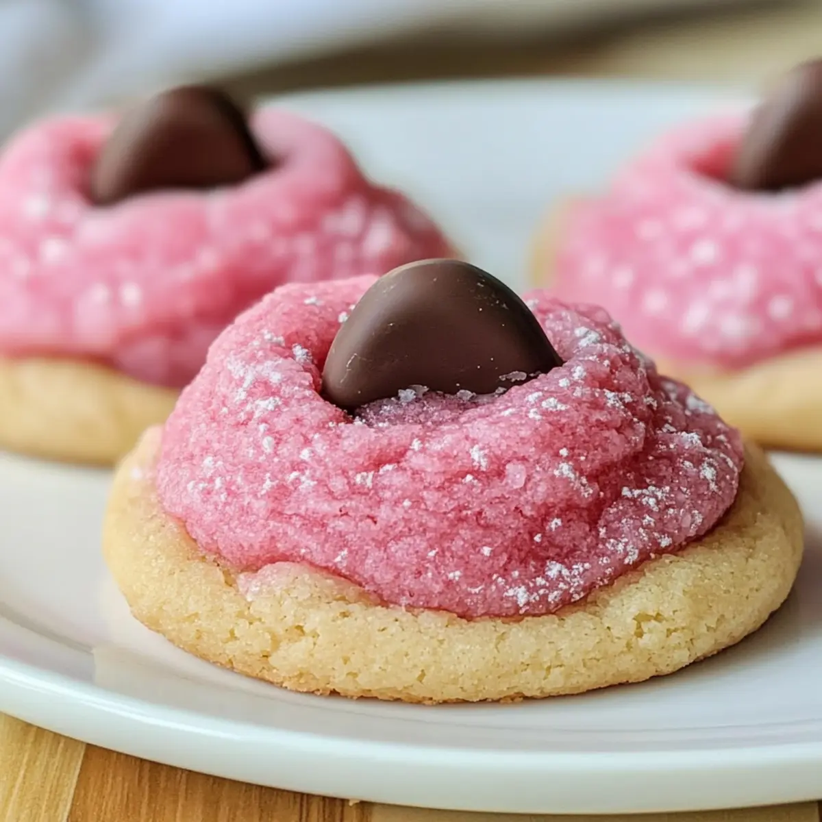Sweet Strawberry Kiss Cookies That Melt in Your Mouth