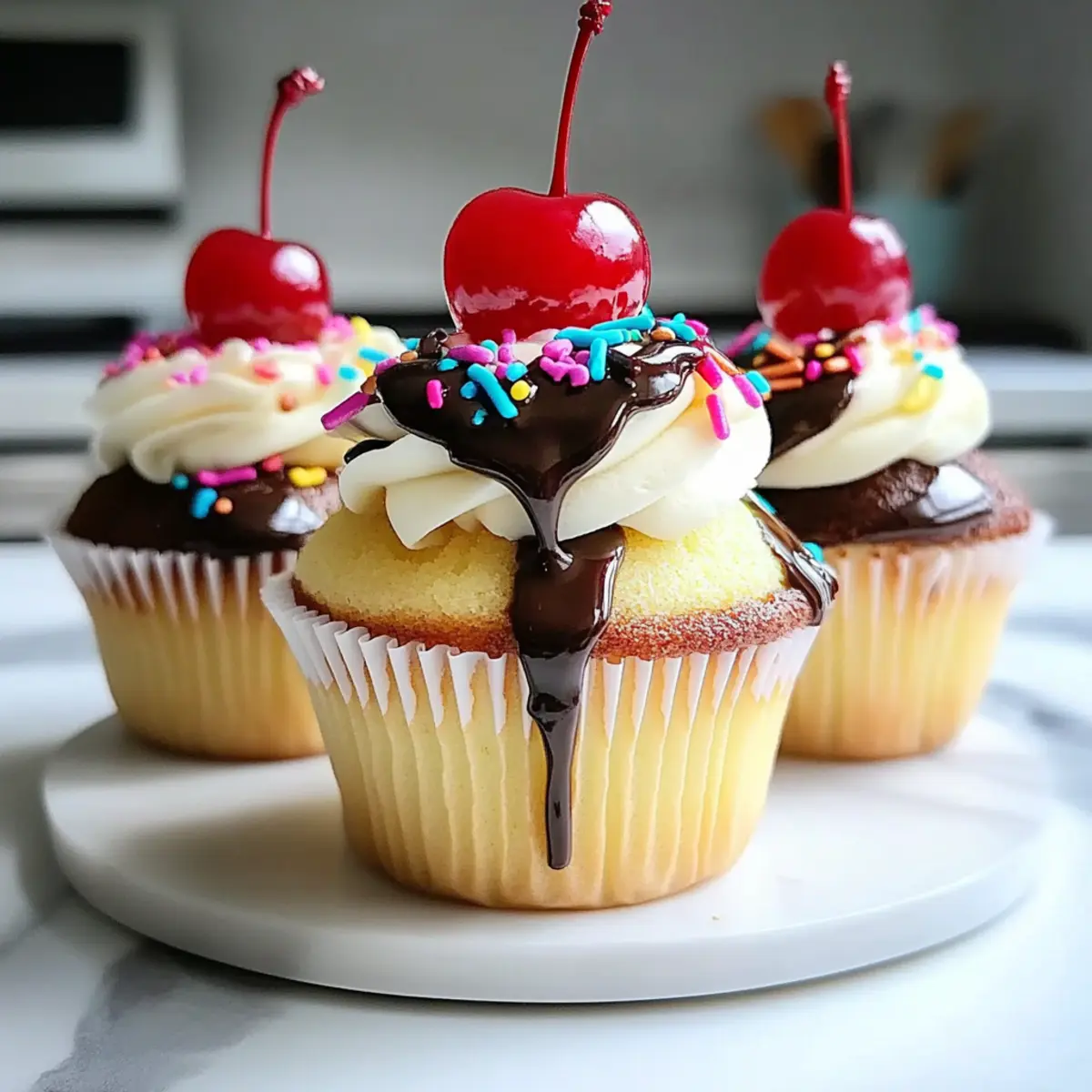 Banana Split Cupcakes: Nostalgia in Every Delicious Bite