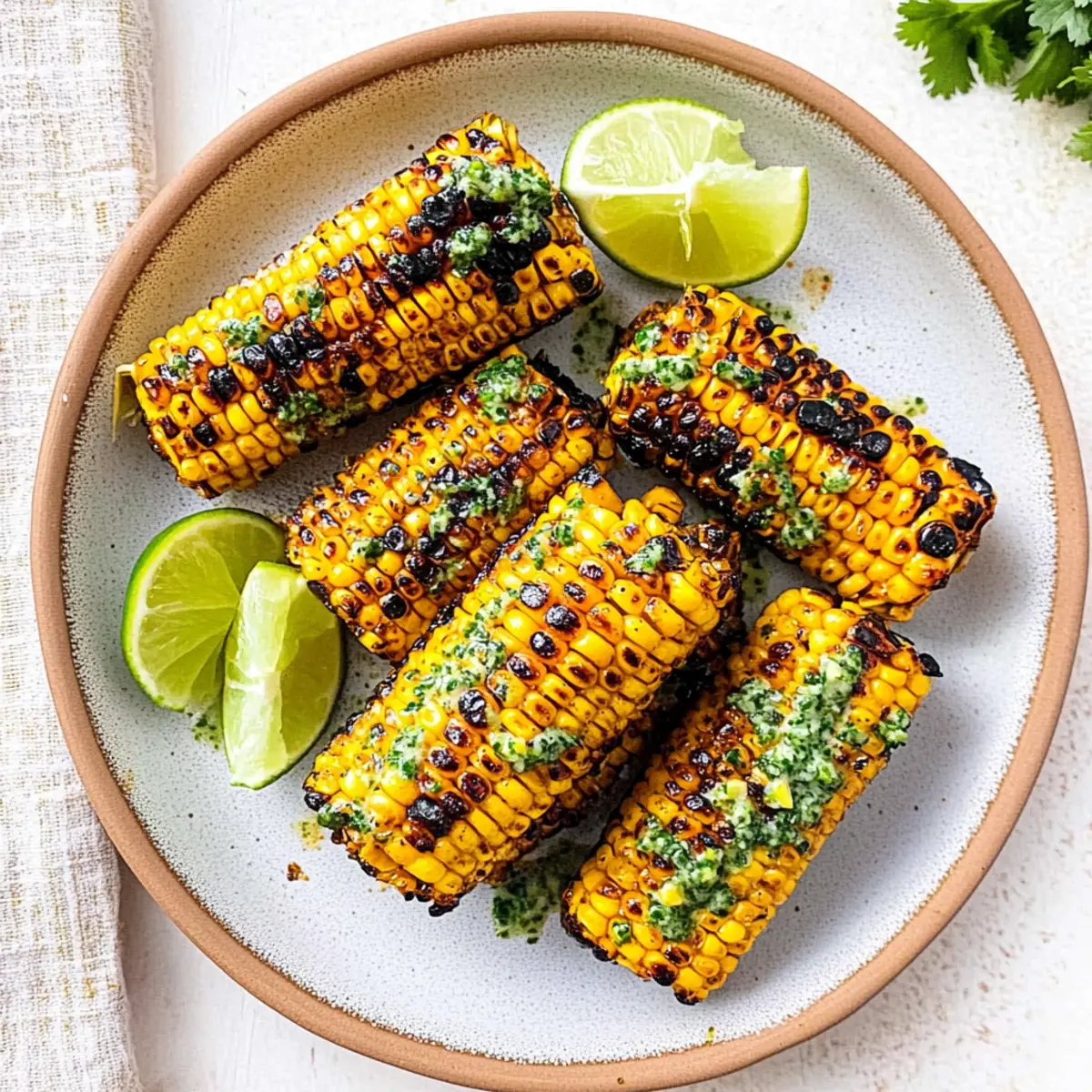 Savor Summer with Easy Blackened Corn and Garlic Butter