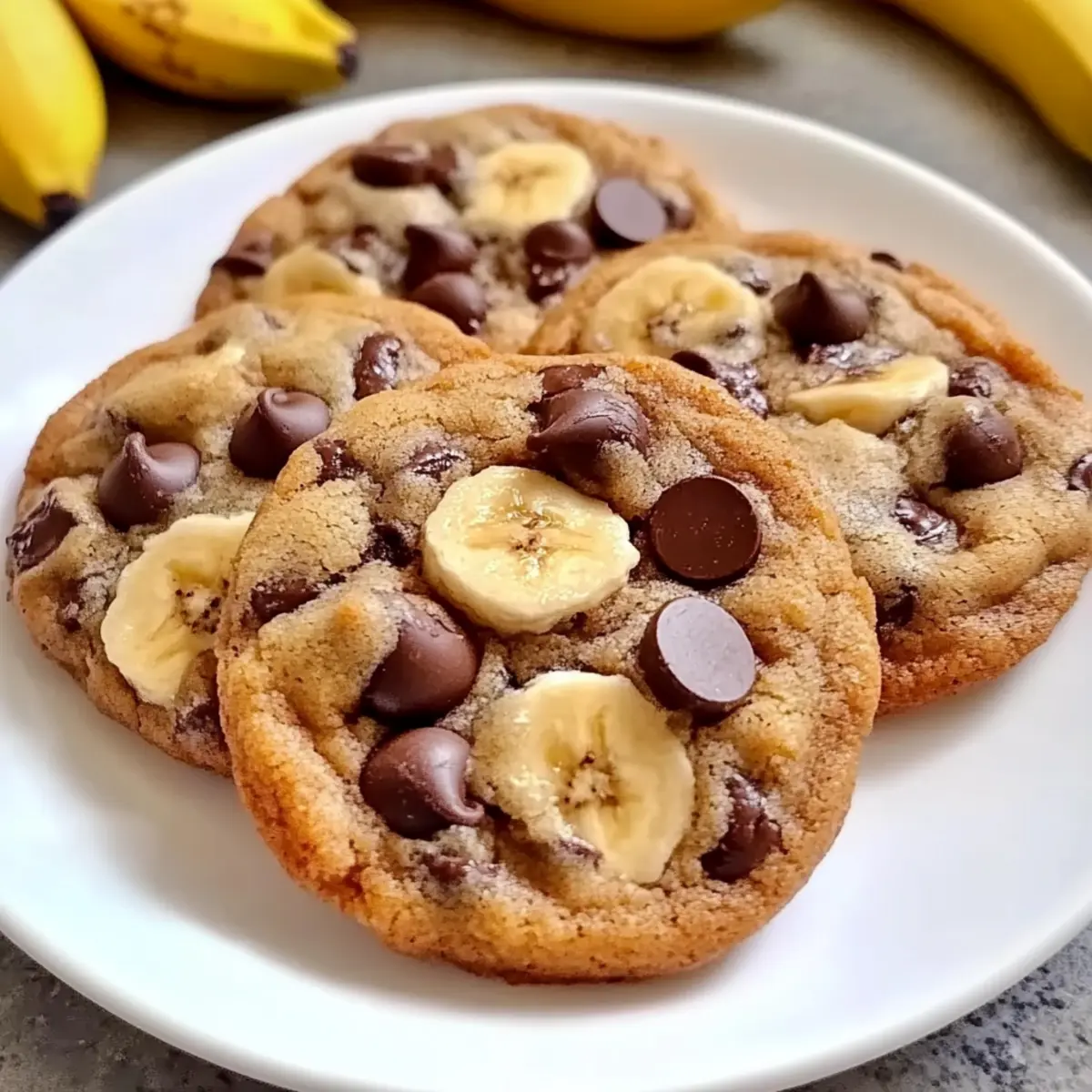 Chewy Banana Bread Chocolate Chip Cookies Made Easy