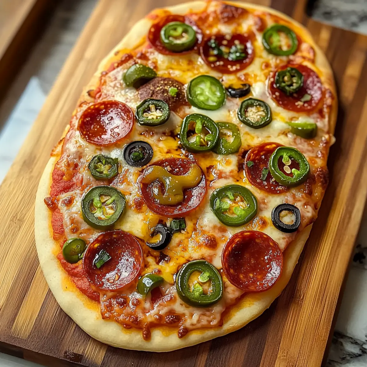 Delicious Hot Honey Flatbread Pizza Perfect for Quick Nights