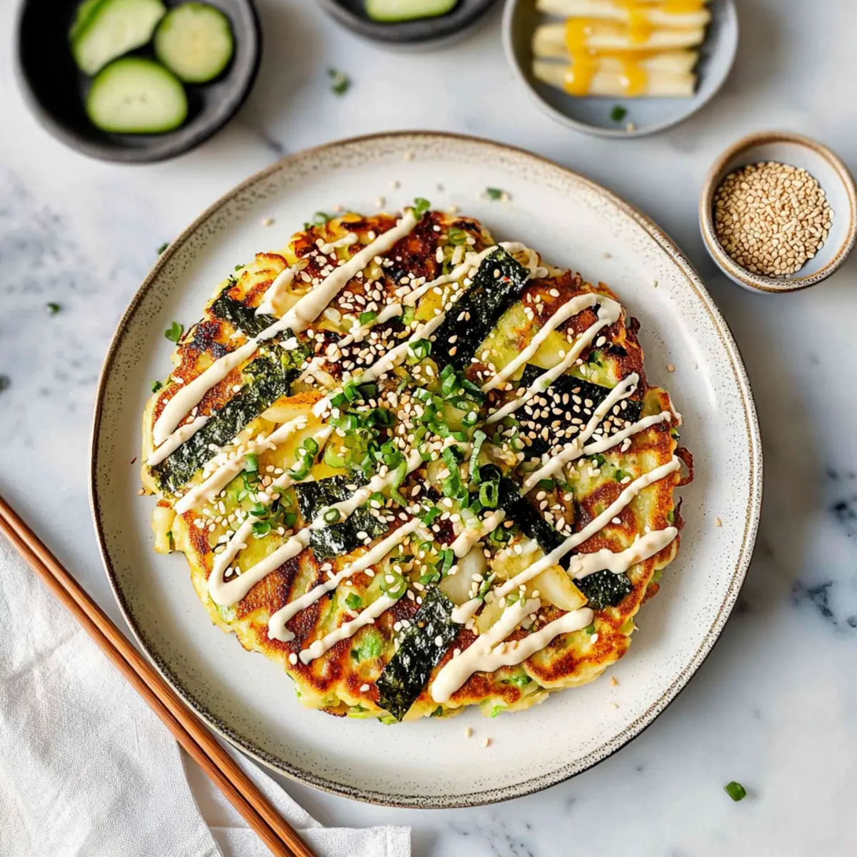 Savory Okonomiyaki: A Quick & Delicious Veggie Treat