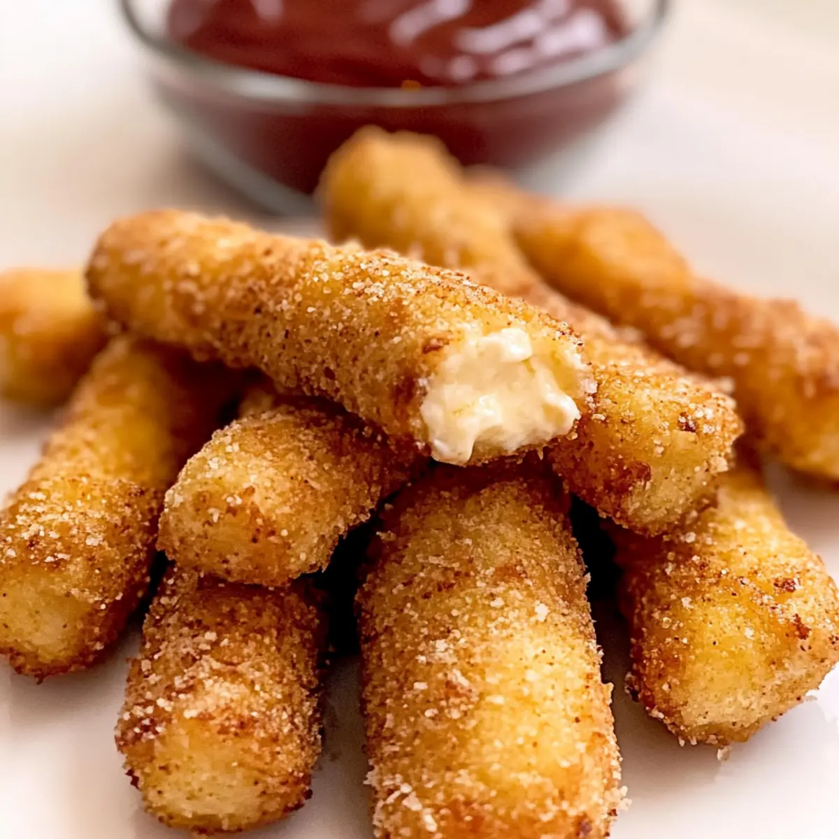 Crispy Air Fryer Mozzarella Sticks for Guilt-Free Snacking