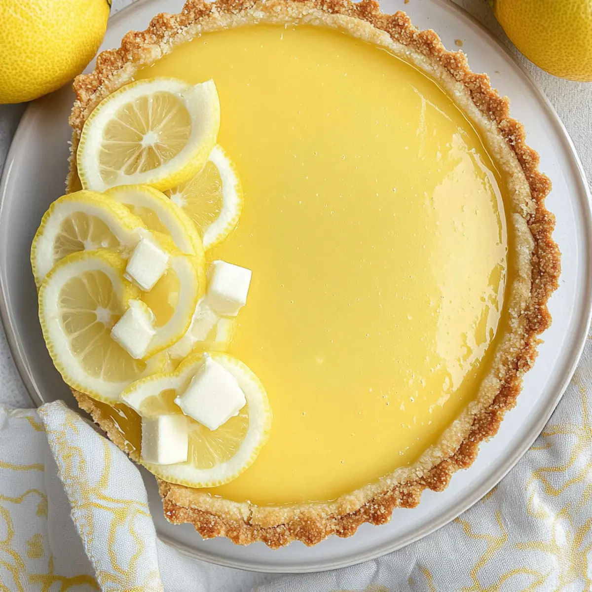 Lemon White Chocolate Tart that Brightens Your Spring Desserts