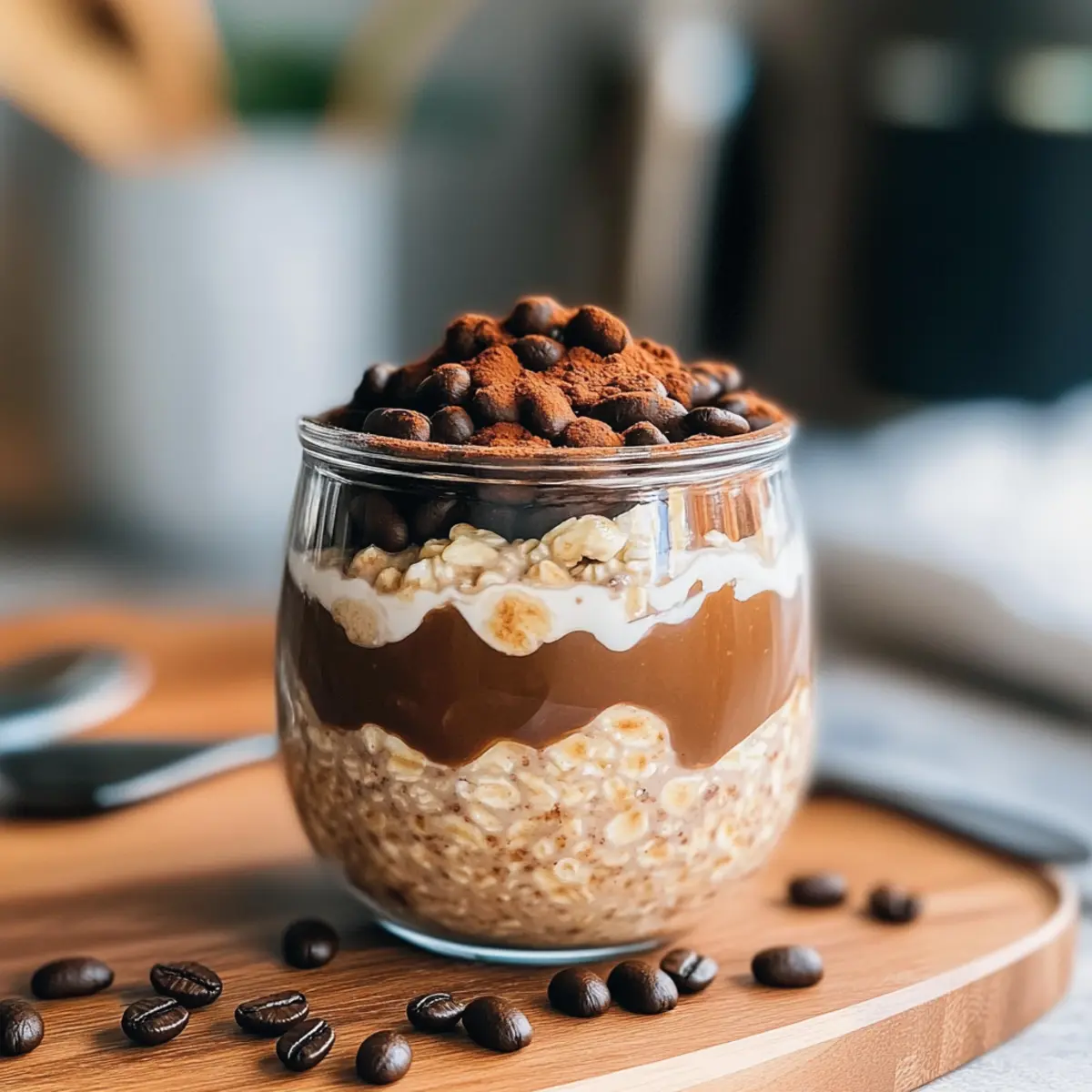 Energizing Mocha Coffee Overnight Oats for Busy Mornings
