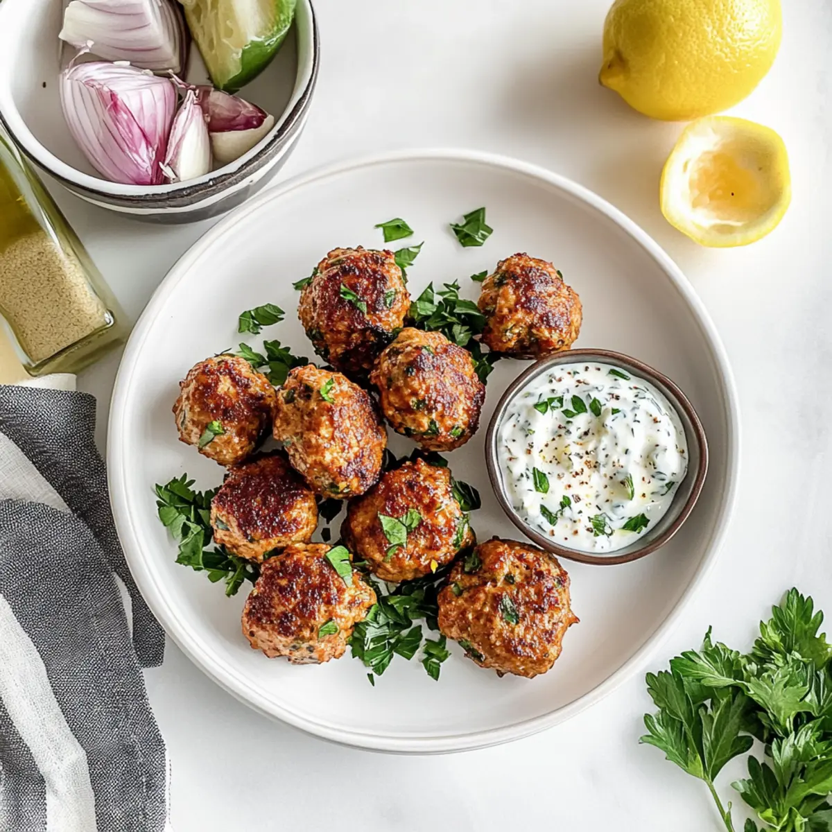 Savor Irresistible Moroccan Chicken Meatballs Tonight