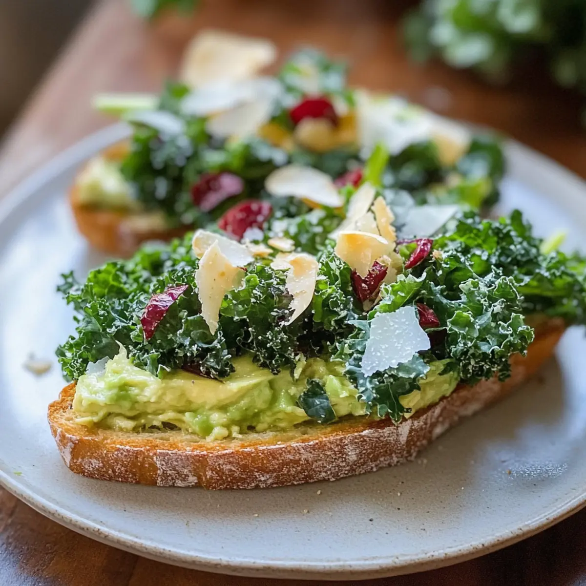 Kale Salad Avocado Toast: A Fresh, Quick Delight