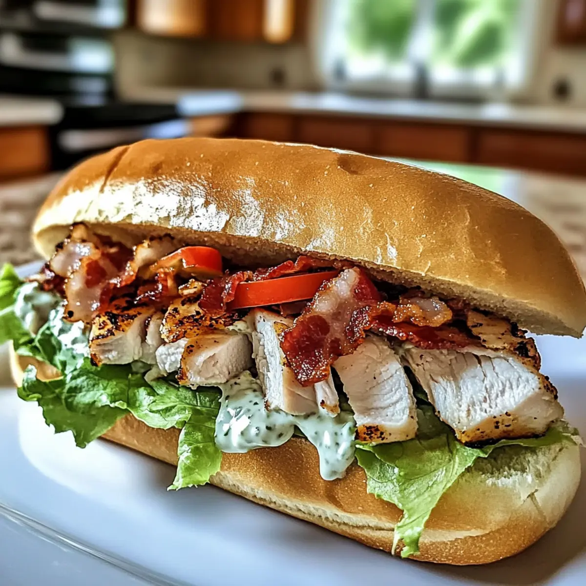 Chopped Chicken Bacon Ranch Sub – Flavor Explosion in Every Bite