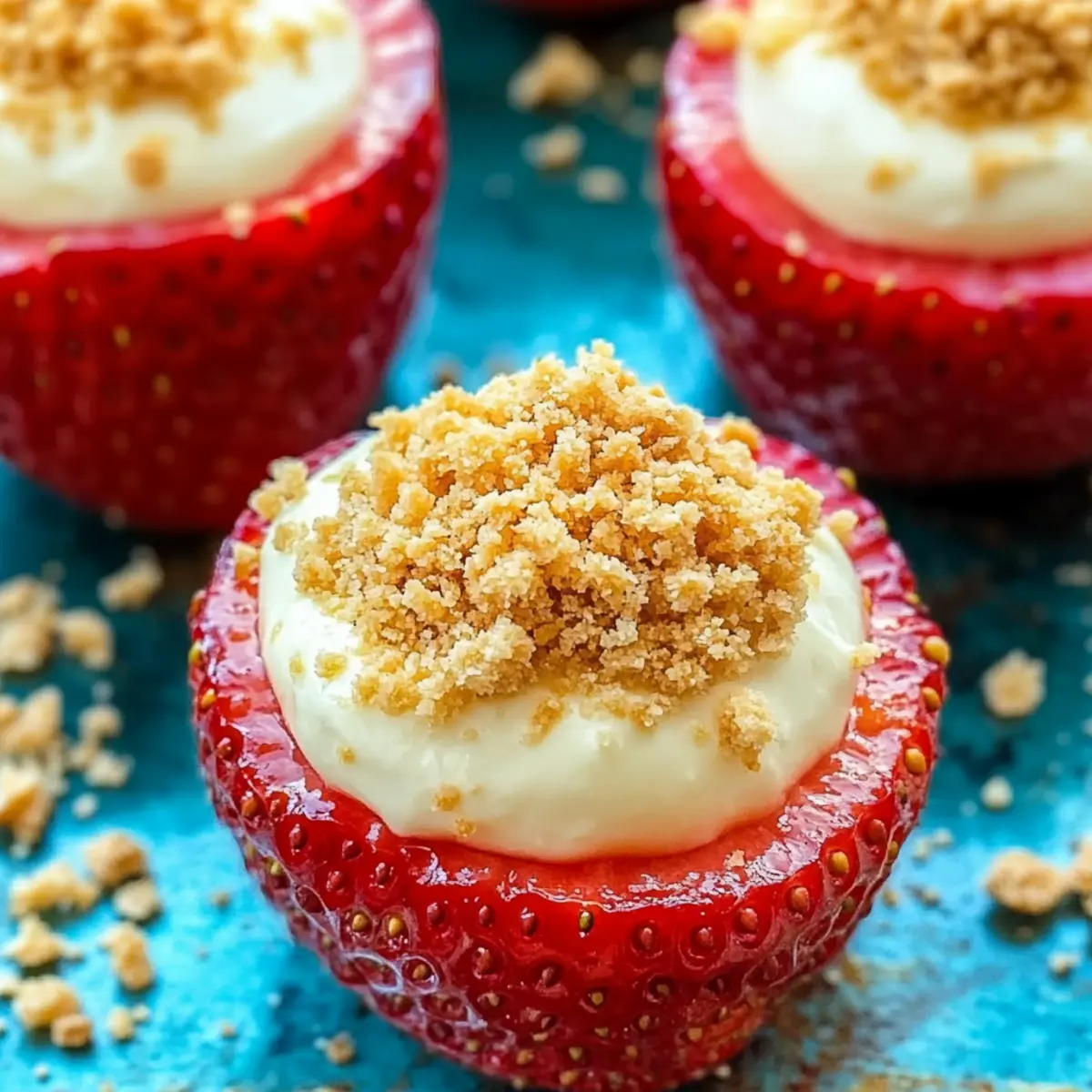 Cheesecake-Stuffed Strawberries: A Sweet No-Bake Delight
