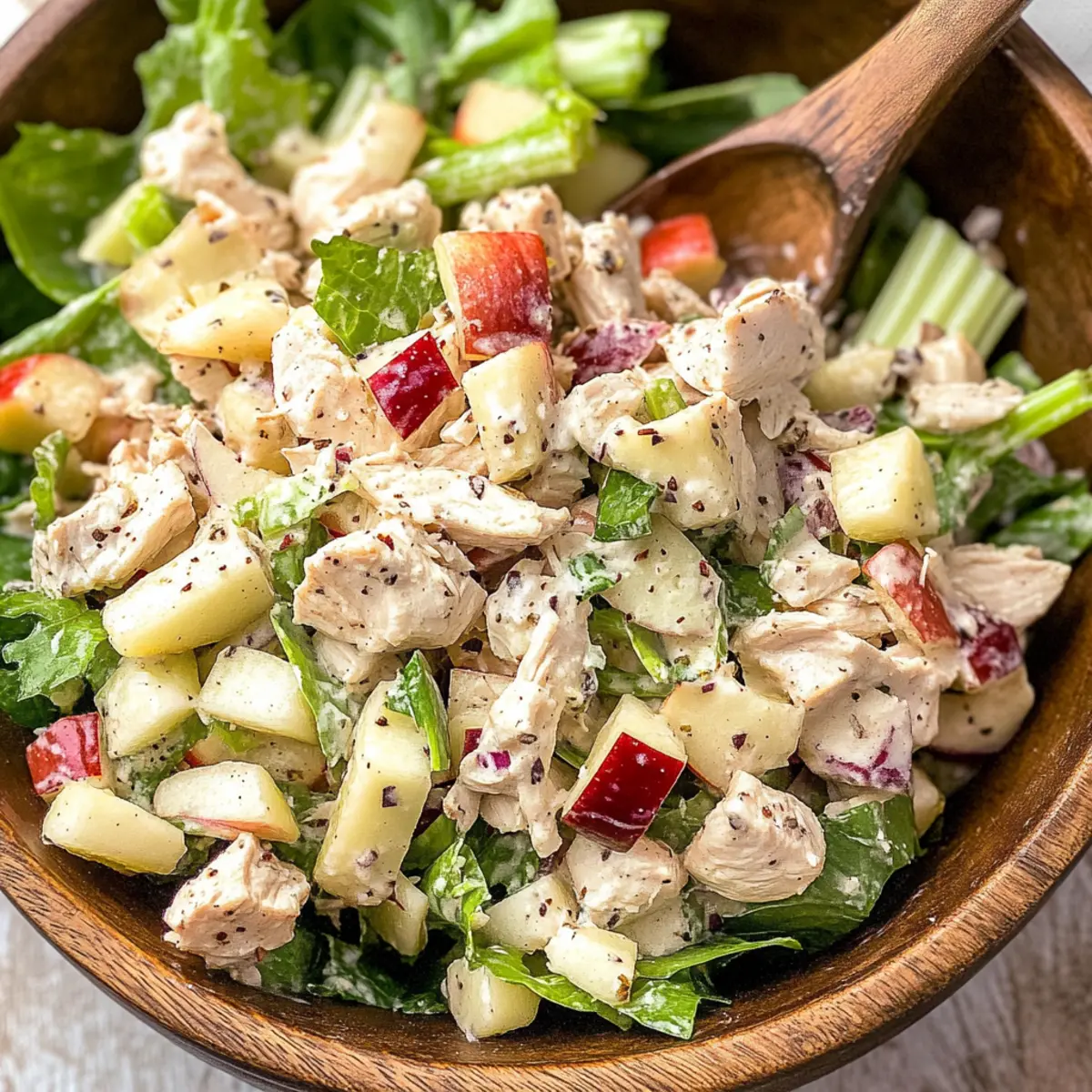 Quick Chicken Salad with Apples – A Refreshing Twist on Lunch